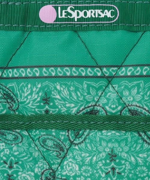 LeSportsac（レスポートサック）の「SM CHAIN QUILT TOTE バンダナグリーン（トートバッグ・レディース・グリーン・FREE）」の4枚目の写真