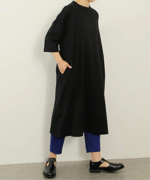 JOURNAL STANDARD LUXE(ジャーナルスタンダード ラックス)の「《追加2》クラシックテンジク スタンダードクルーネックワンピース(ワンピース・レディース・ブラック/ピンク系その他・SMALL/MEDIUM)」の5枚目の写真