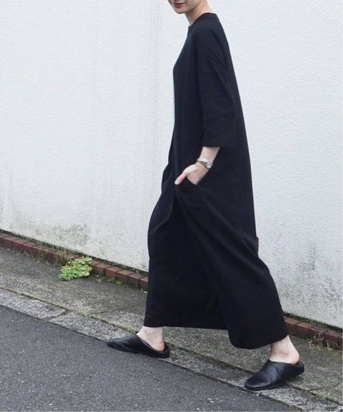 JOURNAL STANDARD LUXE(ジャーナルスタンダード ラックス)の「《追加2》クラシックテンジク スタンダードクルーネックワンピース(ワンピース・レディース・ブラック/ピンク系その他・SMALL/MEDIUM)」の9枚目の写真