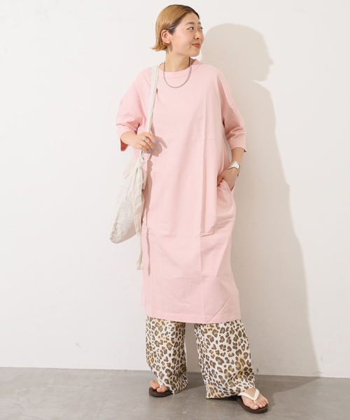 JOURNAL STANDARD LUXE(ジャーナルスタンダード ラックス)の「《追加2》クラシックテンジク スタンダードクルーネックワンピース(ワンピース・レディース・ブラック/ピンク系その他・SMALL/MEDIUM)」の11枚目の写真