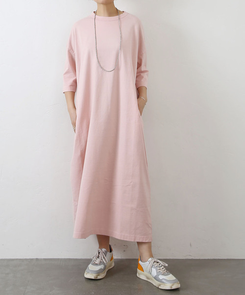 JOURNAL STANDARD LUXE(ジャーナルスタンダード ラックス)の「《追加2》クラシックテンジク スタンダードクルーネックワンピース(ワンピース・レディース・ブラック/ピンク系その他・SMALL/MEDIUM)」の15枚目の写真