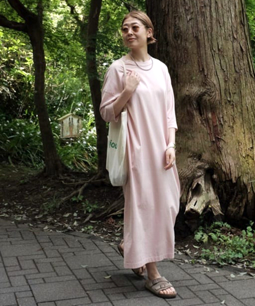 JOURNAL STANDARD LUXE(ジャーナルスタンダード ラックス)の「《追加2》クラシックテンジク スタンダードクルーネックワンピース(ワンピース・レディース・ブラック/ピンク系その他・SMALL/MEDIUM)」の17枚目の写真