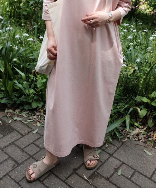 JOURNAL STANDARD LUXE(ジャーナルスタンダード ラックス)の「《追加2》クラシックテンジク スタンダードクルーネックワンピース(ワンピース・レディース・ブラック/ピンク系その他・SMALL/MEDIUM)」の19枚目の写真