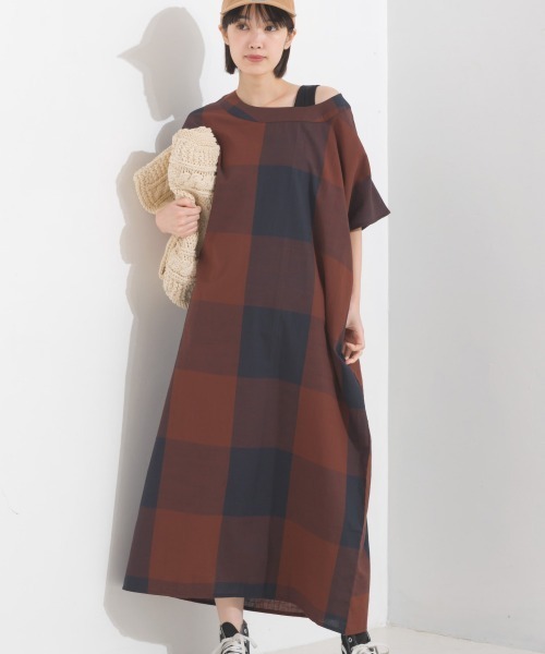 THOM BROWNE☆チェック ツイード コットン ワンピース LADIES resize_image.php?image=