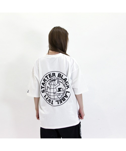 STARTER(スターター)の「ピグメント加工 天竺プリント半TEE(Tシャツ/カットソー・メンズ・ホワイト/グリーン/スミクロ/ベージュ・M/XL/L)」の2枚目の写真