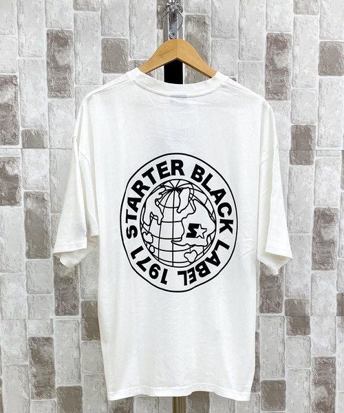 STARTER(スターター)の「ピグメント加工 天竺プリント半TEE(Tシャツ/カットソー・メンズ・ホワイト/グリーン/スミクロ/ベージュ・M/XL/L)」の10枚目の写真