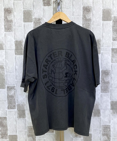 STARTER(スターター)の「ピグメント加工 天竺プリント半TEE(Tシャツ/カットソー・メンズ・ホワイト/グリーン/スミクロ/ベージュ・M/XL/L)」の17枚目の写真