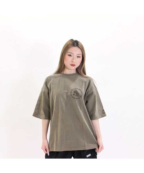STARTER(スターター)の「ピグメント加工 天竺プリント半TEE(Tシャツ/カットソー・メンズ・ホワイト/グリーン/スミクロ/ベージュ・M/XL/L)」の20枚目の写真