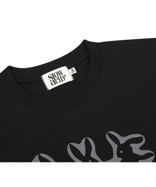 [eessay] PRECIOUS SLOW SNAIL T - SHIRT /追跡付 eessay] PRECIOUS SLOW SNAIL T - SHIRT - BLACK STRIPED 正規品