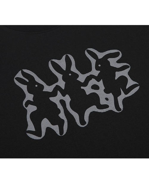 tシャツ 「UNISEX」SLOW ACID／3 RABBIT T 2118247 レディース メンズ SLOWACID tシャツ 「UNISEX」SLOW ACID／3 RABBIT T 2118247