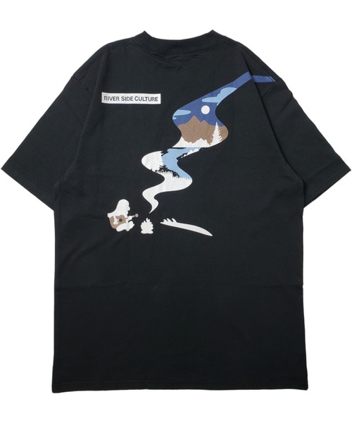 JUNKSOUL(ジャンクソウル)の「RIVER SIDE CULTURE/RSCサーフTRIP TEE MEN (M4)(Tシャツ/カットソー・メンズ・ホワイト/ブラック・MEDIUM/LARGE/X-LARGE)」の5枚目の写真