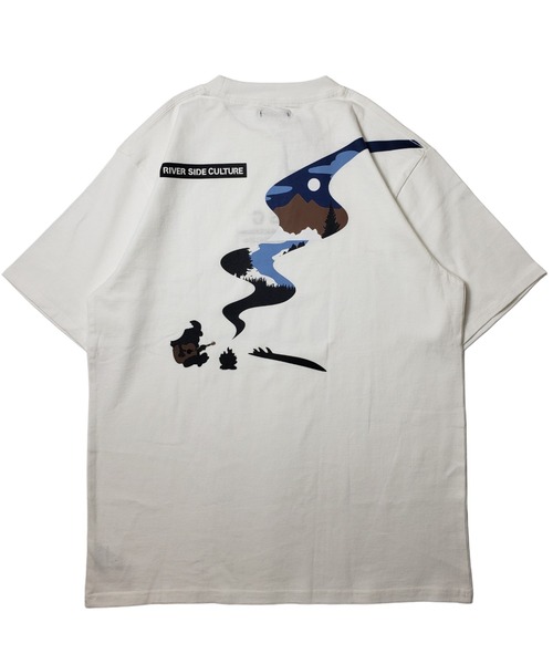 JUNKSOUL(ジャンクソウル)の「RIVER SIDE CULTURE/RSCサーフTRIP TEE MEN (M4)(Tシャツ/カットソー・メンズ・ホワイト/ブラック・MEDIUM/LARGE/X-LARGE)」の4枚目の写真