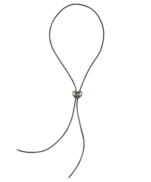 LUVISTRUE（ラヴイズトゥルー）の「HEART LEATHER NECKLACE（ネックレス・レディース・ブラック・FREE）」の6枚目の写真