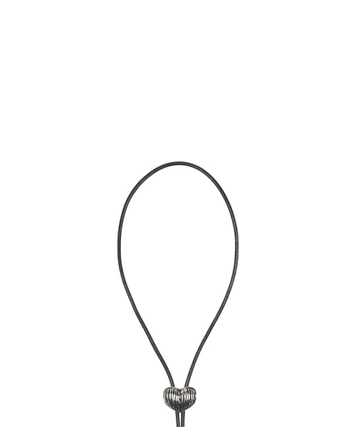 LUVISTRUE（ラヴイズトゥルー）の「HEART LEATHER NECKLACE（ネックレス・レディース・ブラック・FREE）」の7枚目の写真