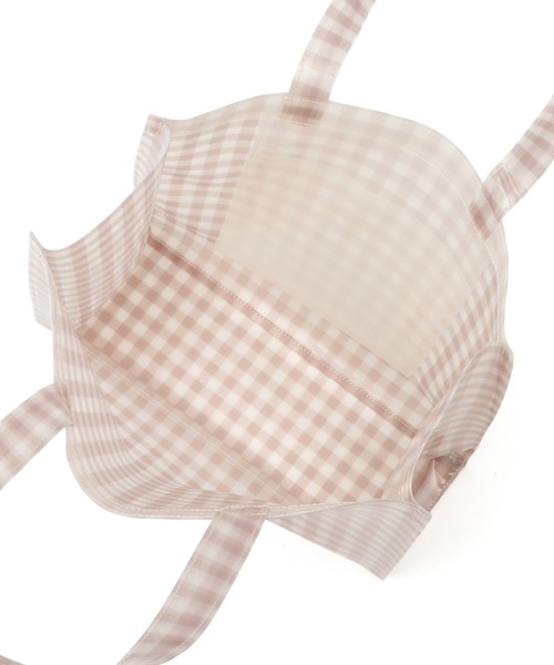 ROPE' PICNIC(ロペピクニック)の「ギンガムチェックビニールトートバッグ(トートバッグ・レディース・ベージュ/ブラック・FREE)」の9枚目の写真
