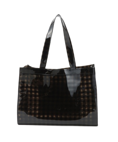 ROPE' PICNIC(ロペピクニック)の「ギンガムチェックビニールトートバッグ(トートバッグ・レディース・ベージュ/ブラック・FREE)」の10枚目の写真