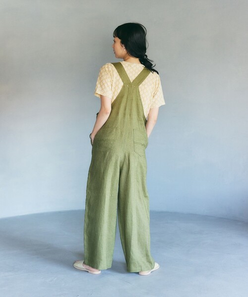 FREAK'S STORE（フリークスストア）の「フラワーストレッチ Tシャツ（Tシャツ/カットソー・レディース・ブラック/オフホワイト/チャコールグレー/ナチュラル・ﾌﾘ-）」の21枚目の写真