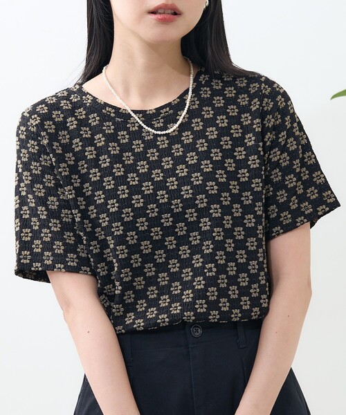 25SS⭐️美品⭐️ビアズリー 後ろプリーツカットソー ストレッチ／ブラック BEARDSLEY｜Tブラウス | Rakuten Fashion(楽天ファッション／旧