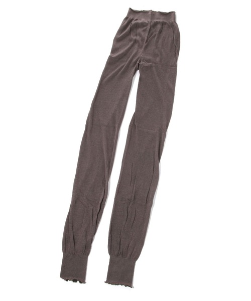 studio CLIP（スタディオクリップ）の「【daily CLIP】ゆるコットンレギンス（レギンス/スパッツ・レディース・ブラック/グレー/その他1/パープル/チャコール/ダークグレー/ブラウン・FREE）」の6枚目の写真