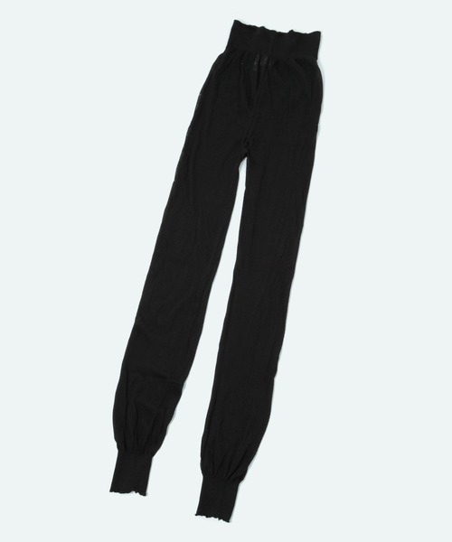 studio CLIP（スタディオクリップ）の「【daily CLIP】ゆるコットンレギンス（レギンス/スパッツ・レディース・ブラック/グレー/その他1/パープル/チャコール/ダークグレー/ブラウン・FREE）」の2枚目の写真