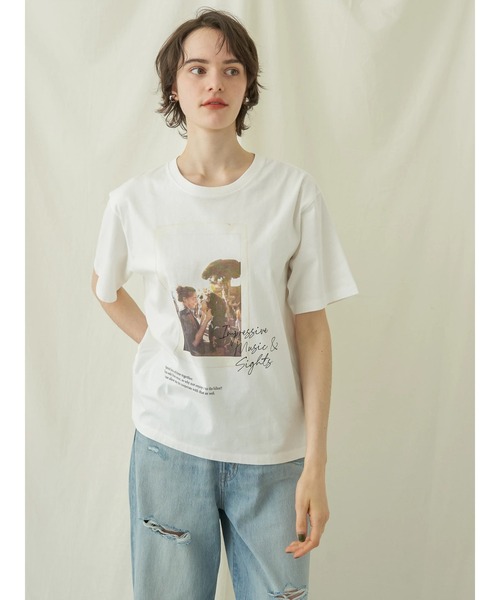 AMERICAN HOLIC(アメリカンホリック)の「Enjoy Photo Tee(Tシャツ/カットソー・レディース・A/B・L/M)」の12枚目の写真