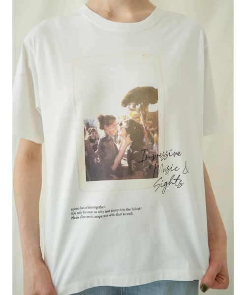 AMERICAN HOLIC(アメリカンホリック)の「Enjoy Photo Tee(Tシャツ/カットソー・レディース・A/B・L/M)」の14枚目の写真