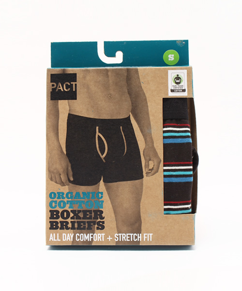 PACT（パクト）の「PACT/パクト Men's Boxer Brief-Road Trip Stripe　メンズ・ボクサーブリーフ（ブリーフ・メンズ・ストライプ・SMALL/LARGE/MEDIUM）」の4枚目の写真