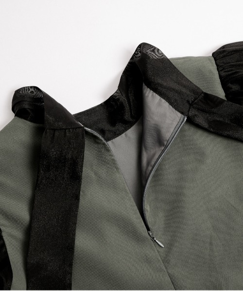 SUGAR BISKET(シュガービスケット)の「シアースリーブペプラムトップス(シャツ/ブラウス・レディース・カーキ/ブラック/ベージュ・フリー)」の19枚目の写真