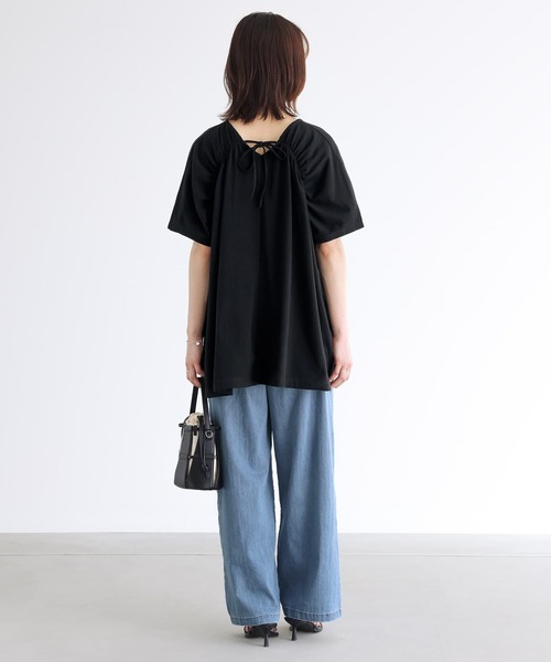 ゴムシャーリングカットソー ゴムシャーリングカットソー』（Tシャツ/カットソー）｜n'OrLABEL