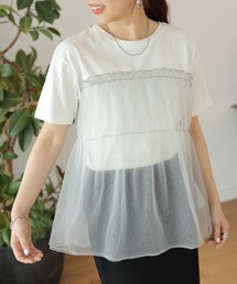 LEPSIM | アソートドッキングT　124105(Tシャツ/カットソー)