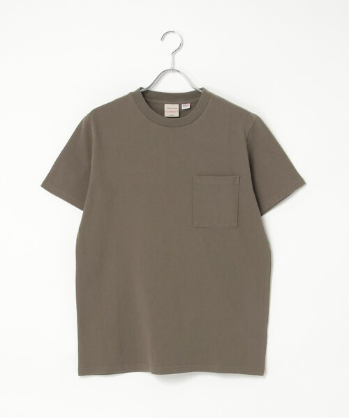 Goodwear(グッドウェア)の「Goodwear グッドウェア ポケ付きTシャツ(Tシャツ/カットソー・メンズ・ブラウン系/ライトピンク/グリーン系・LL/L/S/M)」の2枚目の写真