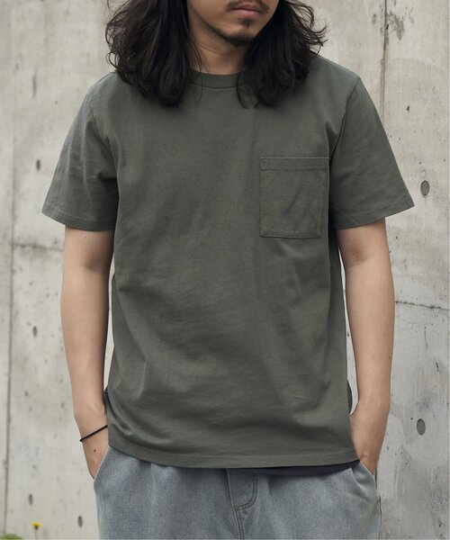 Goodwear(グッドウェア)の「Goodwear グッドウェア ポケ付きTシャツ(Tシャツ/カットソー・メンズ・ブラウン系/ライトピンク/グリーン系・LL/L/S/M)」の1枚目の写真