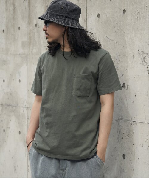 Goodwear(グッドウェア)の「Goodwear グッドウェア ポケ付きTシャツ(Tシャツ/カットソー・メンズ・ブラウン系/ライトピンク/グリーン系・LL/L/S/M)」の11枚目の写真