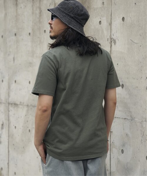 Goodwear(グッドウェア)の「Goodwear グッドウェア ポケ付きTシャツ(Tシャツ/カットソー・メンズ・ブラウン系/ライトピンク/グリーン系・LL/L/S/M)」の5枚目の写真