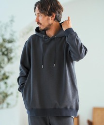 mpa3502-Geometry Jacquard Long Sleeve Hoodie フードパーカー