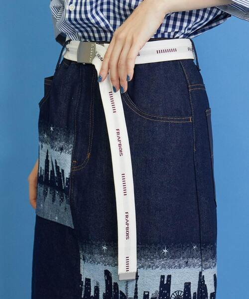 FRAPBOIS（フラボア）の「マーベル（ベルト・レディース・アイボリー/パープル・FREE）」の8枚目の写真