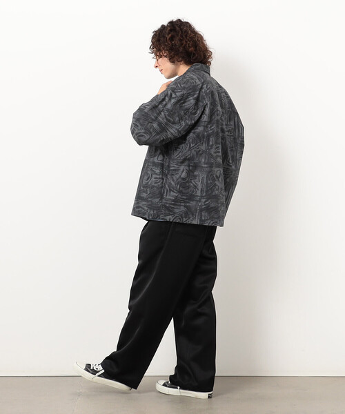Purple&Yellow（パープルアンドイエロー）の「ドローイングプリントシャツ（シャツ/ブラウス・メンズ・ブラック・SMALL/MEDIUM/LARGE）」の2枚目の写真