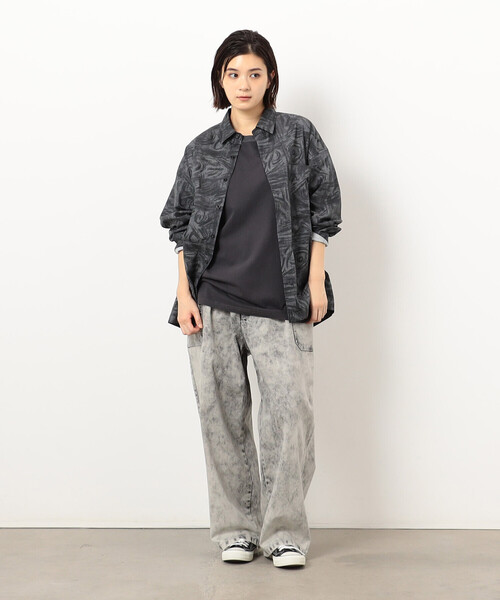 Purple&Yellow（パープルアンドイエロー）の「ドローイングプリントシャツ（シャツ/ブラウス・メンズ・ブラック・SMALL/MEDIUM/LARGE）」の7枚目の写真