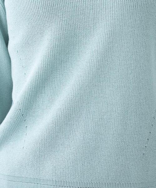 Leilian（レリアン）の「クルーネック長袖ニット（ニット/セーター・レディース・エメラルド・11/13/9）」の10枚目の写真