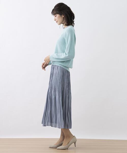 Leilian（レリアン）の「クルーネック長袖ニット（ニット/セーター・レディース・エメラルド・11/13/9）」の15枚目の写真