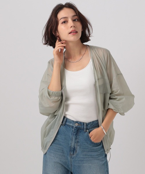 Betty 【 プロフ必読お願いします】 シアーＶネックブルゾンジャケット Betty 【 プロフ必読お願いします】 シアーVネックブルゾン