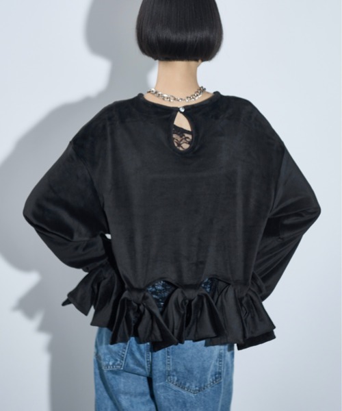 【新品】リボンモチーフカットソー リボンモチーフカットソー（カットソー/Tシャツ）｜CELFORD