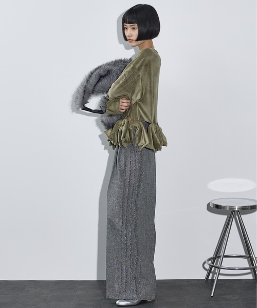 【新品】リボンモチーフカットソー リボンモチーフカットソー（Tシャツ/カットソー）｜CELFORD