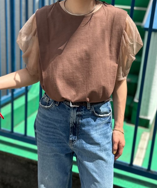ブラウン
model:154cm 着用サイズ:FREE