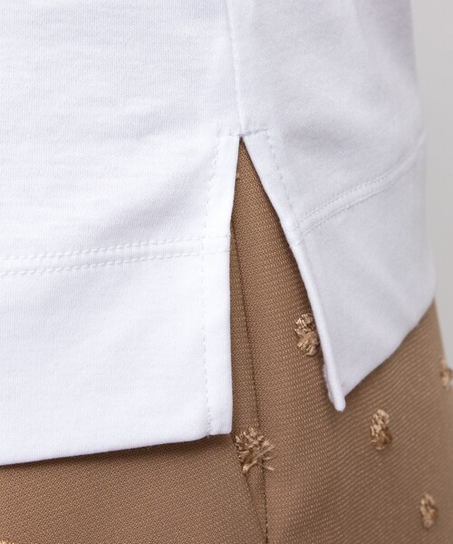 NOLLEY’S（ノーリーズ）の「布帛コンビプルオーバーカットソー（Tシャツ/カットソー・レディース・ホワイト/インディゴブルー/ブラック・38）」の8枚目の写真