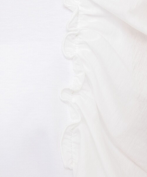 NOLLEY’S（ノーリーズ）の「布帛コンビプルオーバーカットソー（Tシャツ/カットソー・レディース・ホワイト/インディゴブルー/ブラック・38）」の7枚目の写真