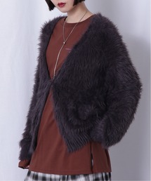 ROSE BUD | フェザーヤーンカーデ(カーディガン/ボレロ)