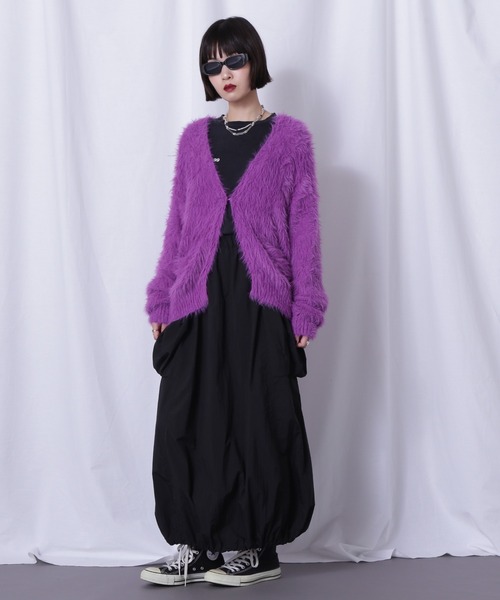 ROSE BUD（ローズバッド）の「フェザーヤーンカーデ（カーディガン/ボレロ・レディース・グレー/ブルー/パープル・FREE）」の16枚目の写真