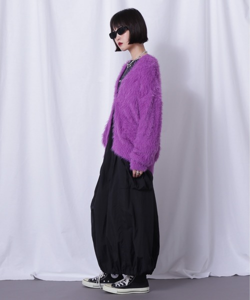 ROSE BUD（ローズバッド）の「フェザーヤーンカーデ（カーディガン/ボレロ・レディース・グレー/ブルー/パープル・FREE）」の17枚目の写真