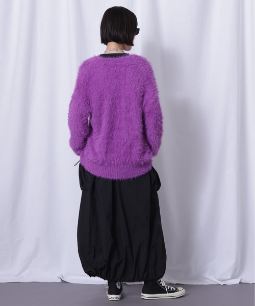 ROSE BUD（ローズバッド）の「フェザーヤーンカーデ（カーディガン/ボレロ・レディース・グレー/ブルー/パープル・FREE）」の18枚目の写真